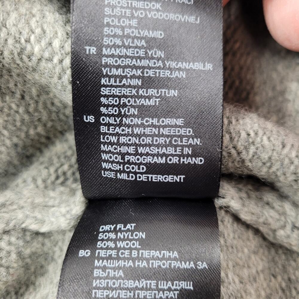 L.O.G.G. Label of Graded Goods Gray Fair Isle Washable Wool Blend Sweater sz Sm - Picture 14 of 14